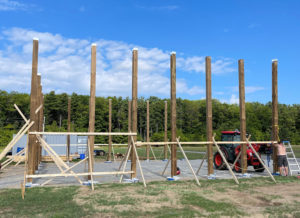 New hangar construction at CYEE